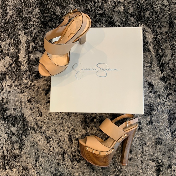 Jessica Simpson Shoes - Jessica Simpson Dallis Platform Heels NWIB